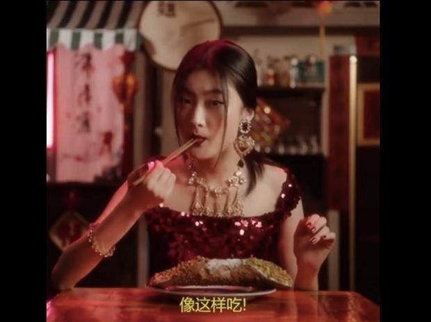 Dolce and Gabbana Digital Ad in China