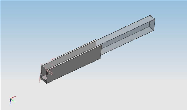 Plate-fin heat sink model