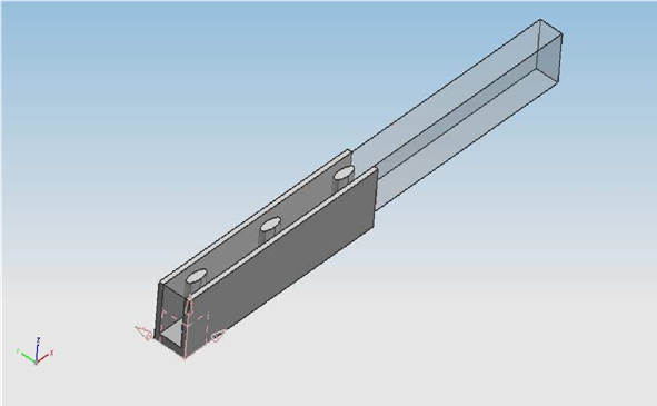 Elliptical pin-fin model of 1.5 A heat dissipation device