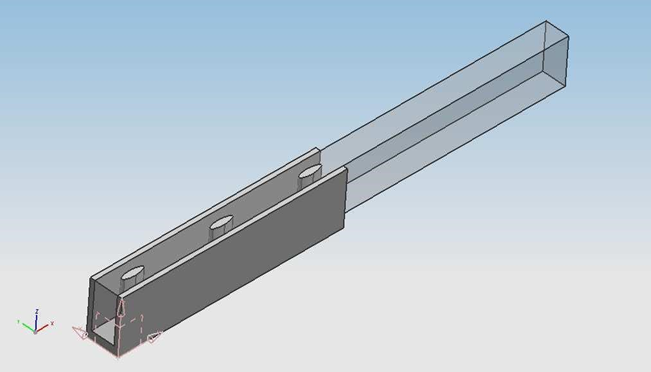 Elliptical pin-fin is shown in Fig.3. A heat sinks