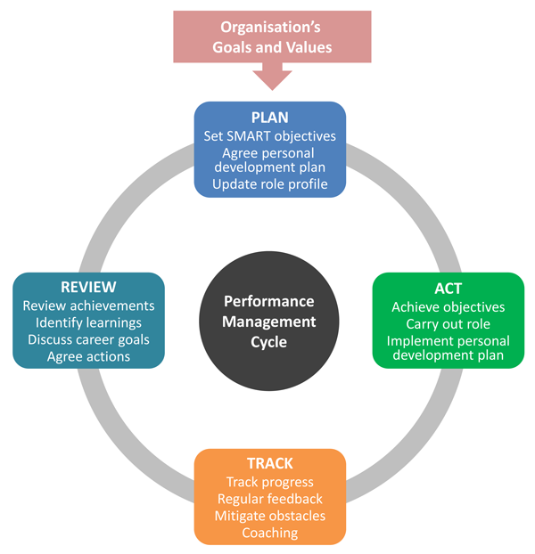 Organisation's goals and values