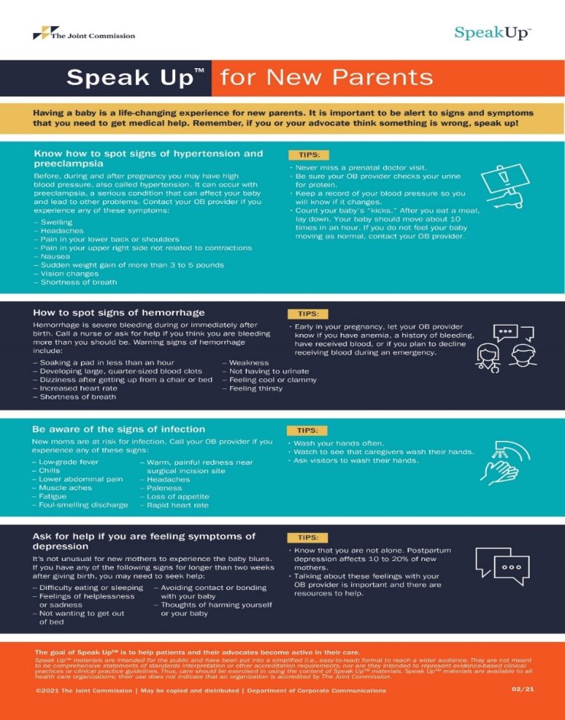 Brochure Review Speak Up for New Parents Free Essay Examples