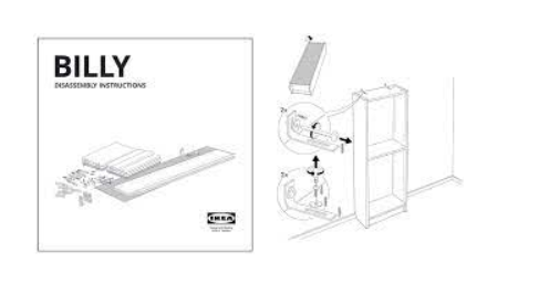 Furniture of IKEA which can be disassembled