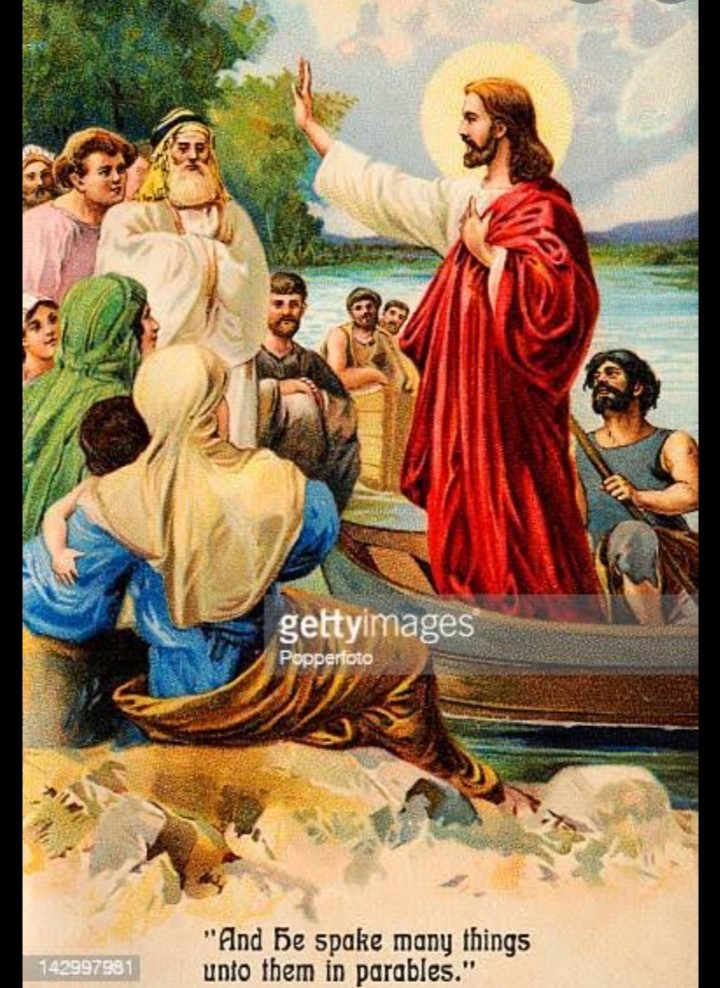 Picture of Jesus teaching His disciples 