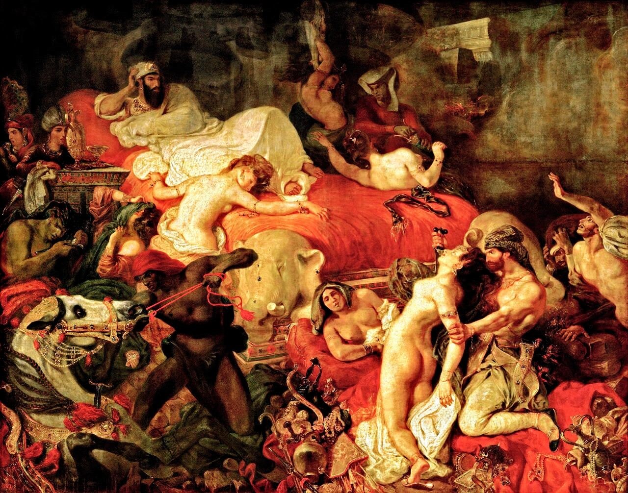 “The Death of Sardanapalus” by Eugene Delacroix