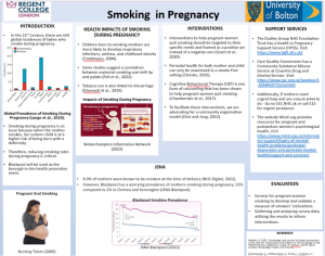 dissertation on smoking during pregnancy