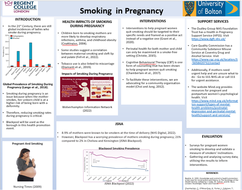 Intervention for Smoking in Pregnant Women2