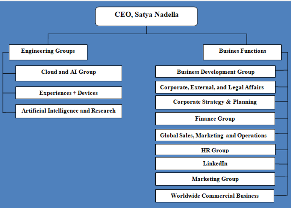 Microsoft Organization Structure