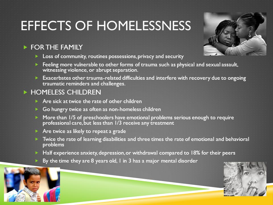 Effects of Homelessness 