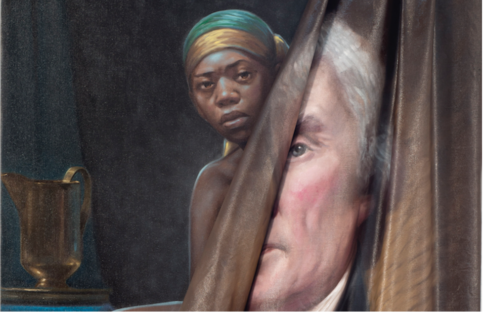 Figure 1: Titus Kaphar’s Painting of Thomas Jefferson and Sally Hemmings.