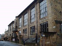 A diagram of the Glasgow School of Art that Charles Rennie Mackintosh built