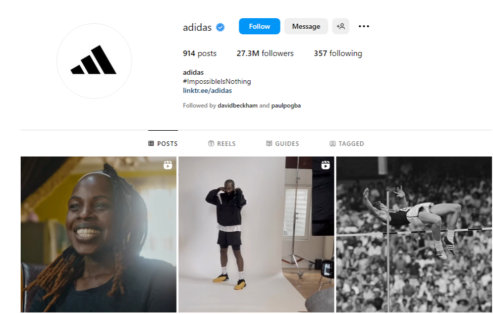 How Adidas Uses Instagram for Social Media Marketing Communication ...
