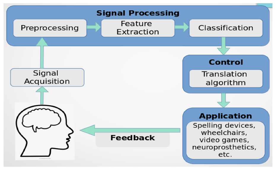 Figure 1.1: A Brain-Computer Interface (BCI) Infrastructure