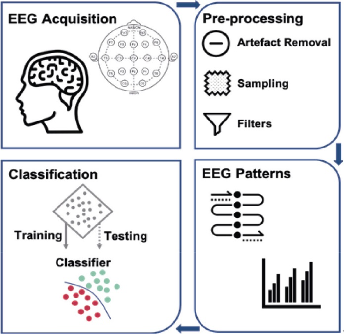 Figure 1.3: The EEG-based BCI's genetic information-analysis pathway