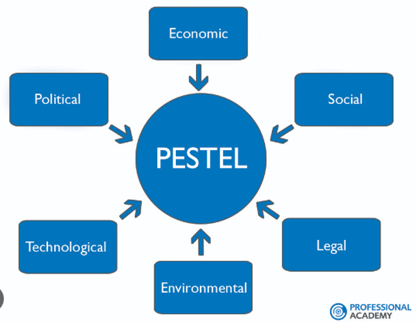 Components of PESTLE analysis (Professional Academy)