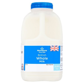 British whole milk 