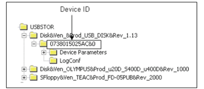 Illustration of a USB thumb drive IDs 