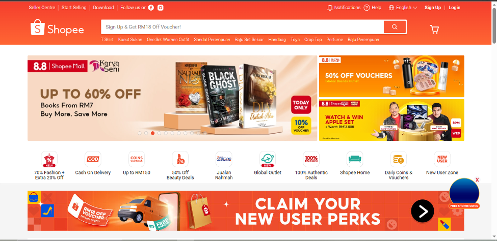 Shopee Website