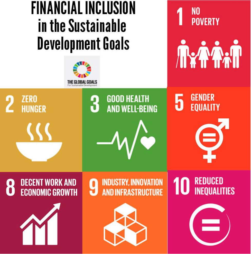 Financial Inclusion in the SDGs (Source: Östling Svensson, 2021)