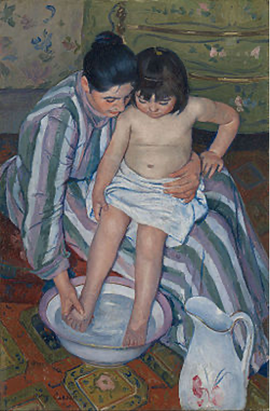 Mary Cassatt's "The Bath" (1893)