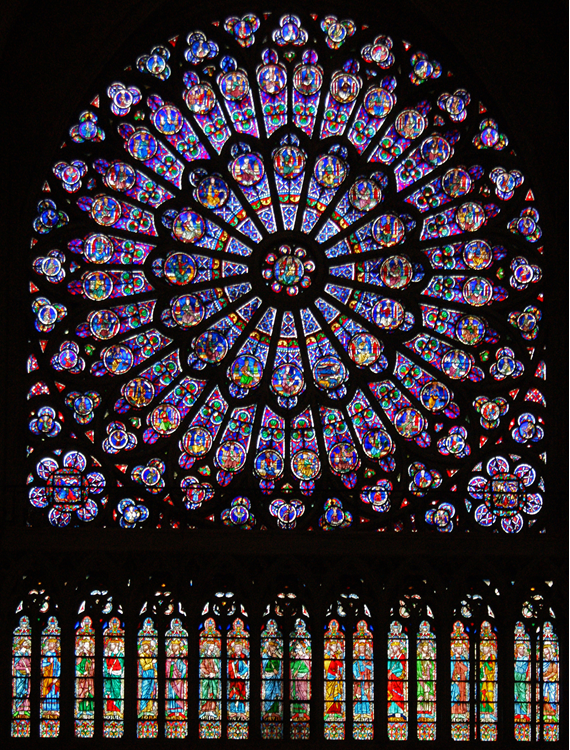 Stained Glass of Notre-Dame de Paris