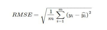 Equation for RMSE