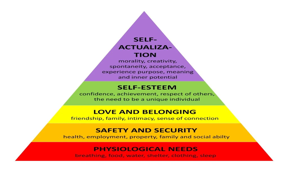 Maslow's hierarchy theory 