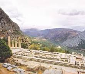 Temple Of Apollo And Oracle Of Delphi 