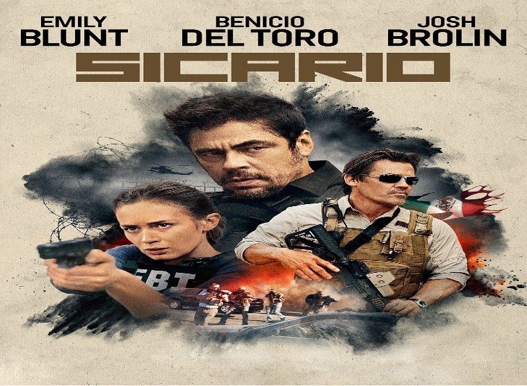 poster of in "Sicario" 