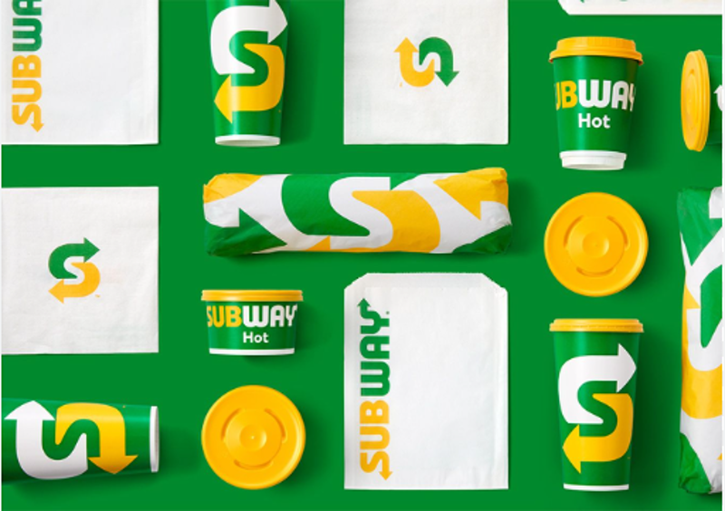 Different packaging schemes for Subway.