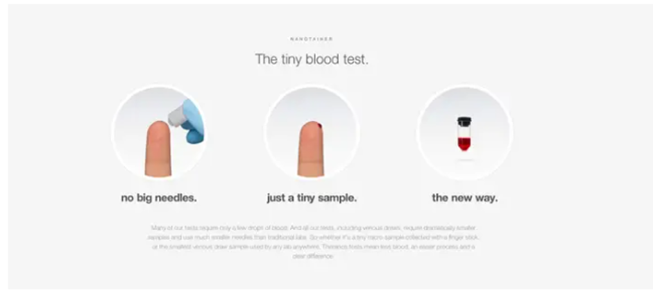 Theranos blood test procedure 