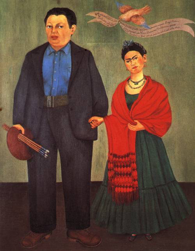  Frieda and Diego Rivera (1931) by Frida Kahlo