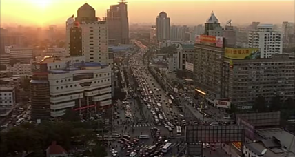 Beijing’s urban landscape in 2001